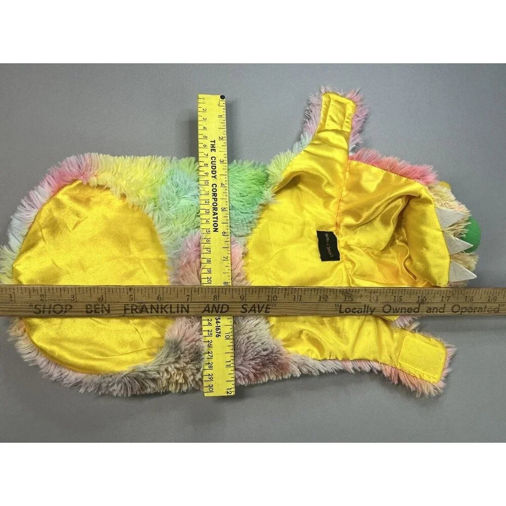 Skull & Bones Rainbow Muppet Monster Pet Costume Small Dog or Cat